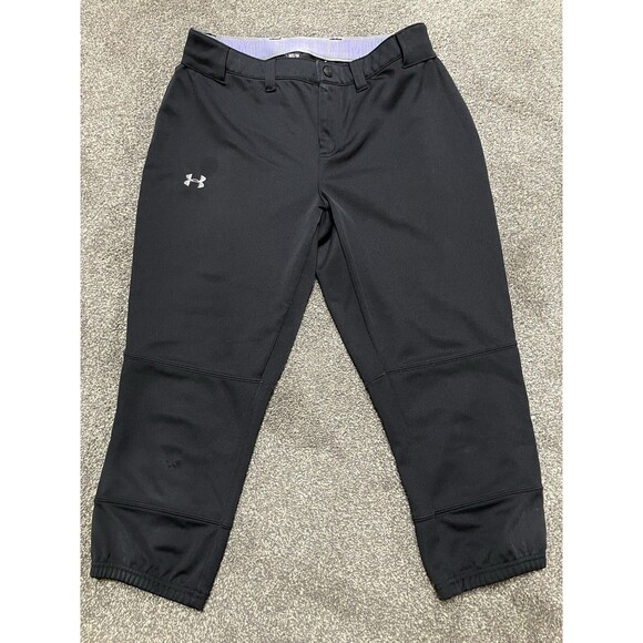 Under Armour Strike Zone Softball Sports Athletic Pants Women’s Black Medium - Picture 1 of 6